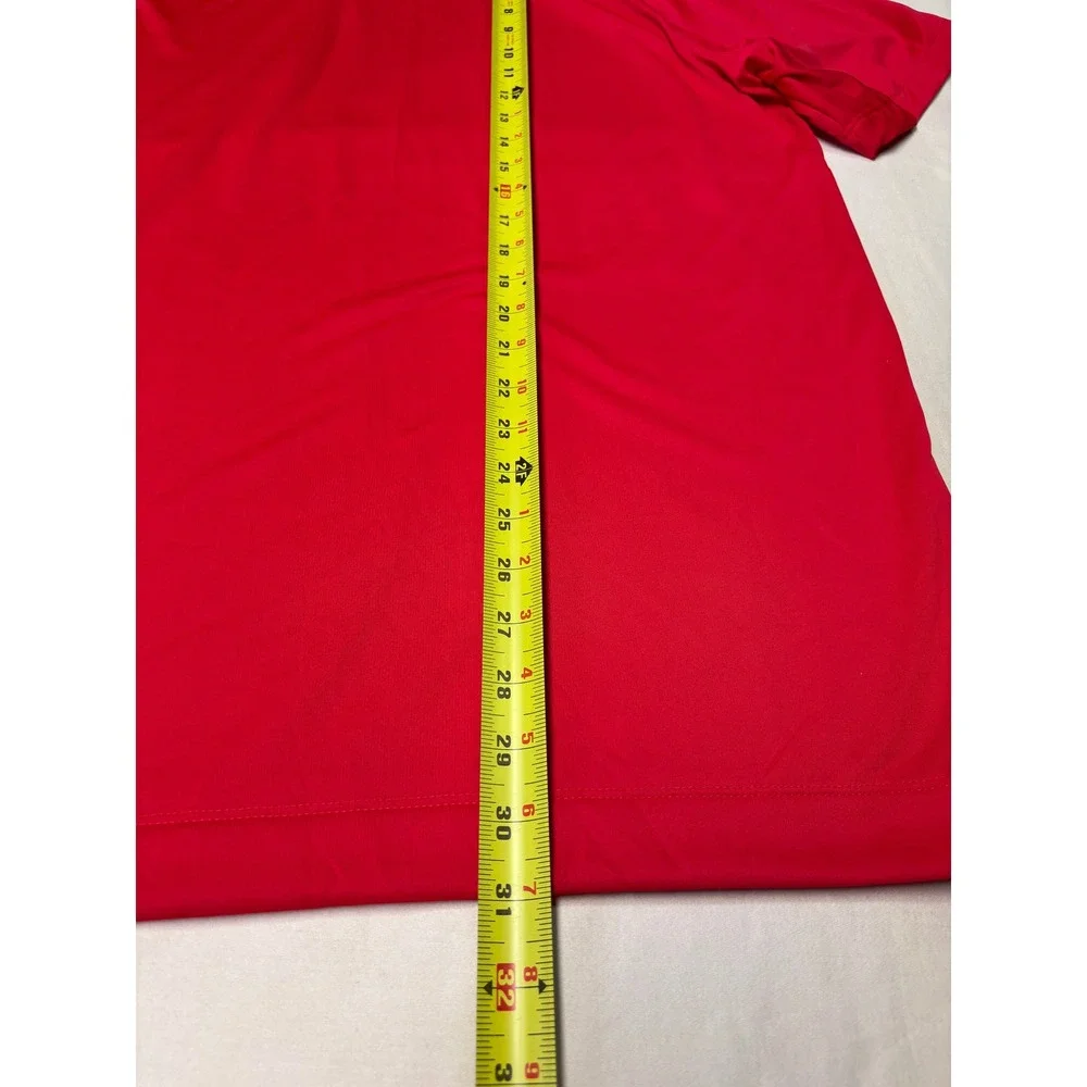 NWT Nike Golf Dri-FIT Polo Shirt Mens XL Red Short Sleeve Performance 597326-694